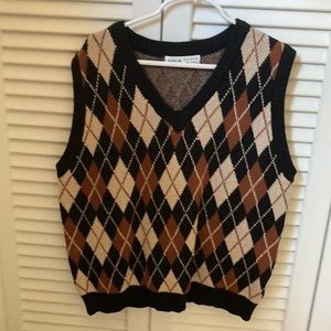 Argyle sweater vest